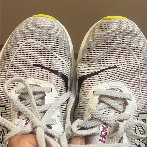 Hoka Gray and Teal Athletic Shoes - Picture 8 of 8